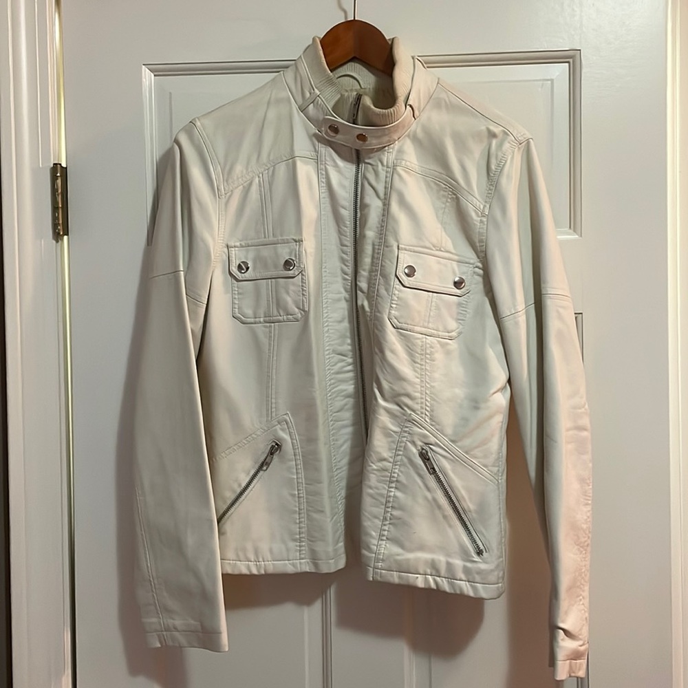 2b bebe Zipper Woman’s Faux Leather Motor Jacket